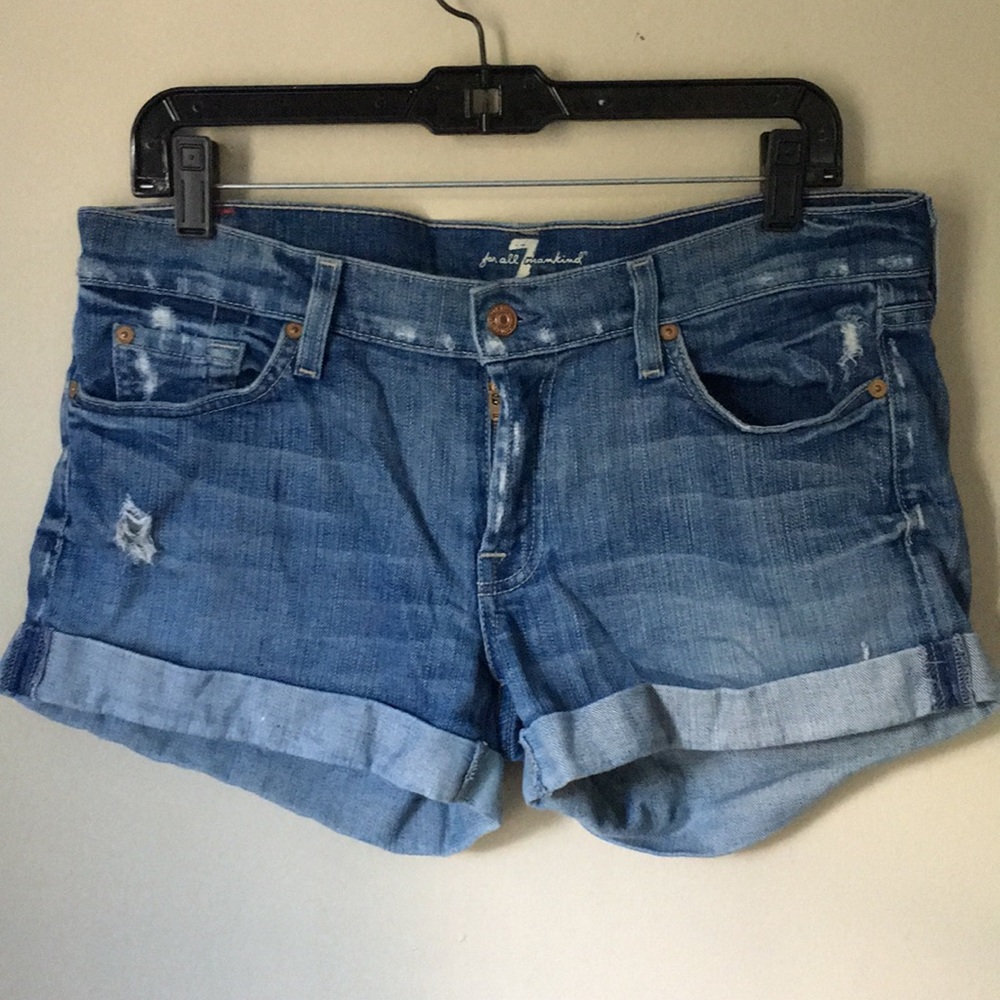 7 for all Mankind Jean Shorts
